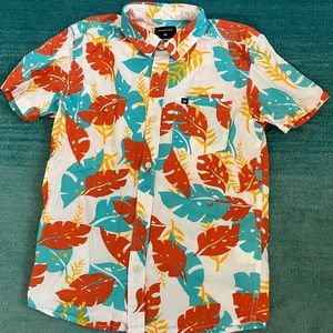 Quicksilver Boy’s Button Down Pattern Shirt